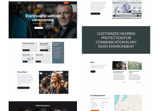 Elacin Website Visual